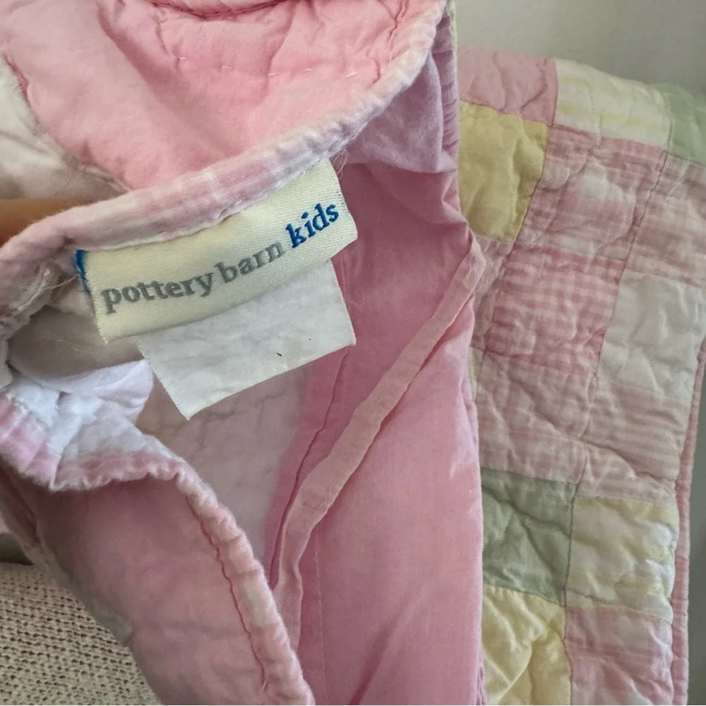 Pottery Barn | Pottery Barn Kids | Pillow sham- Pink/stars Patchwork
